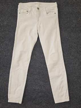 Zara White Skinny Jeans